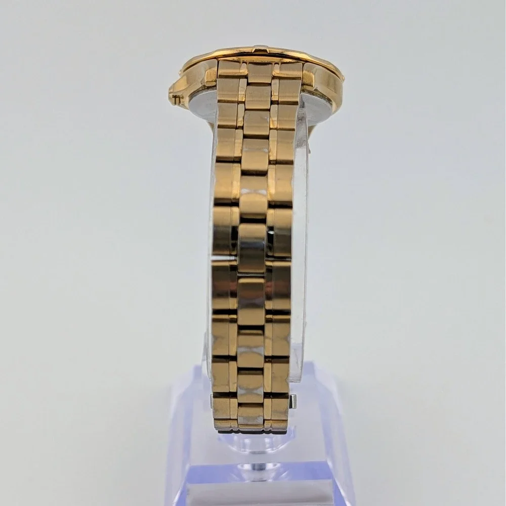 Citizen Silhouette Sport Eco-Drive Diamond Gold-Tone Watch E013-S090300 7.25